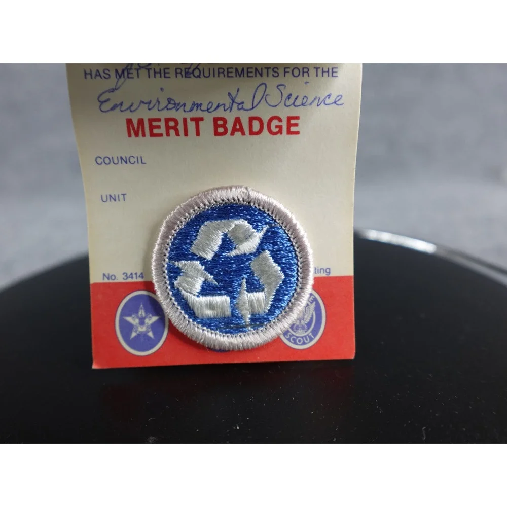 Lot of 8 Boy‎ Scouts of America Merit Badges with Cards